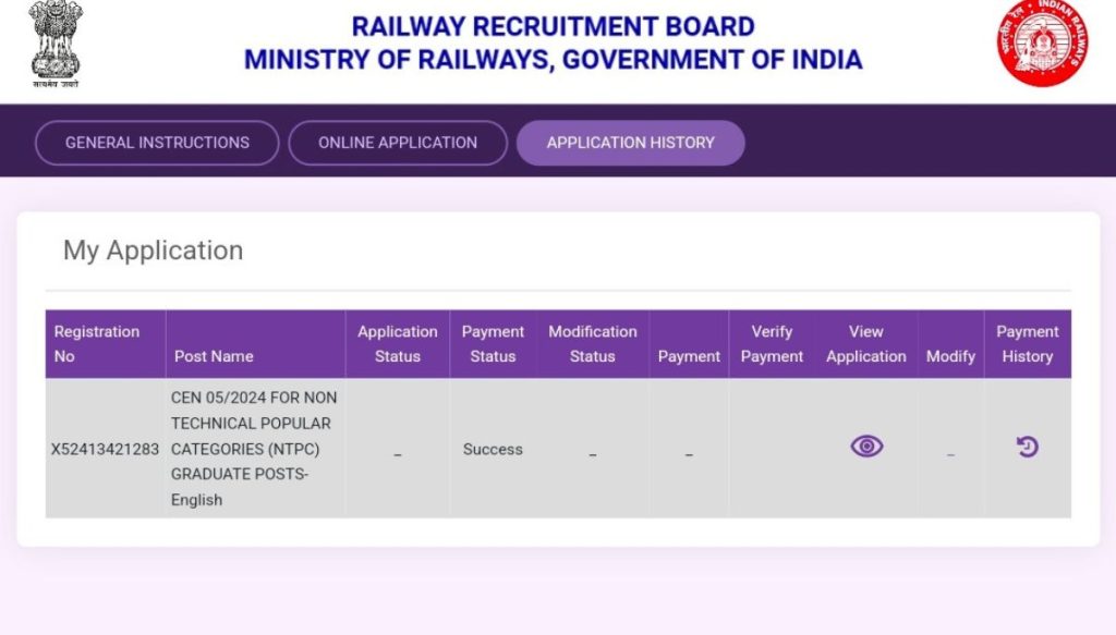 Railway RRB Ministerial and Isolated Post Online Form 2025